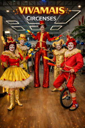 CIRCENSES 5 PERSONAGENS VIVAMAIS
