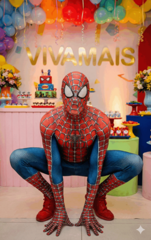 HOMEM ARANHA VIVAMAIS FESTA INFANTIL