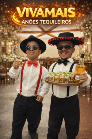 anão tequileiro combo dupla animação de festas São Paulo VivaMais