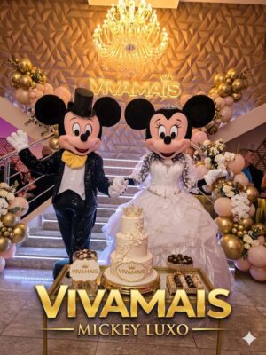 VIVAMAIS-MICKEY-MINNIE-LUXO-NOVO