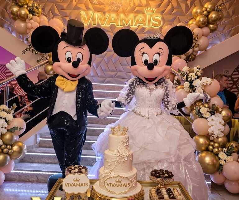 VIVAMAIS-MICKEY-MINNIE-LUXO-NOVO