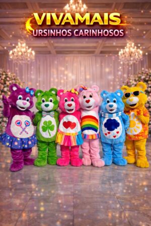 Ursinhos Carinhosos cosplay para aniversário infantil em São Paulo