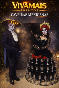 Caveiras Mexicanas para Festas e Eventos - VivaMais Eventos