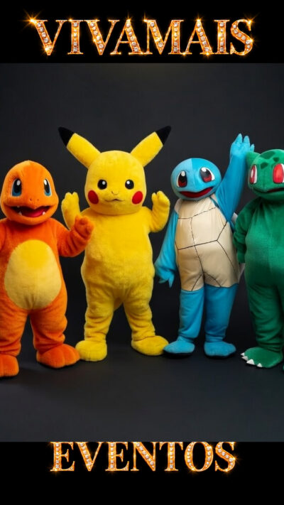 Pikachu Pokemon para Festas — VivaMais Eventos