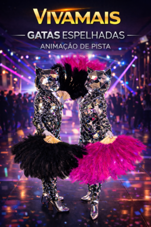 Gatas Espelhadas para Animação de Pista de Dança em São Paulo