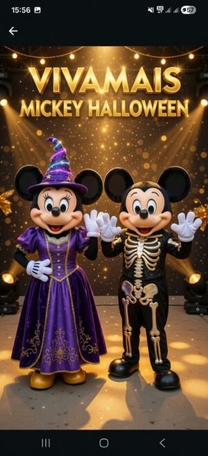 Mickey Halloween para festas e eventos em São Paulo