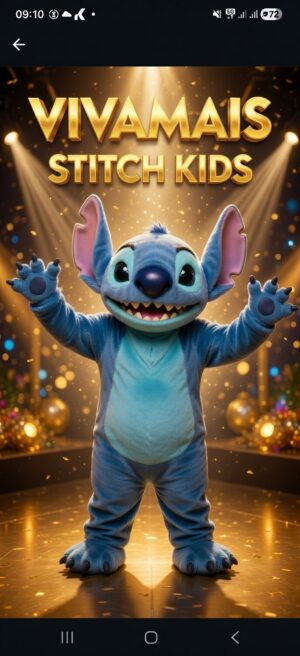 Stitch personagem para festas infantis em São Paulo