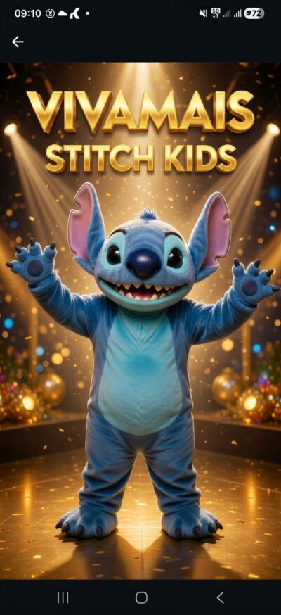 Stitch personagem para festas infantis em São Paulo