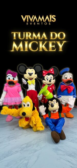 Turma do Mickey para festas infantis em São Paulo
