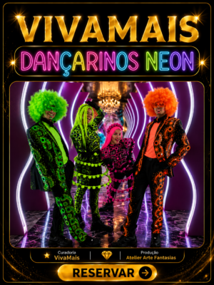 Dançarinos Neon Combo 4 para eventos e festas em São Paulo