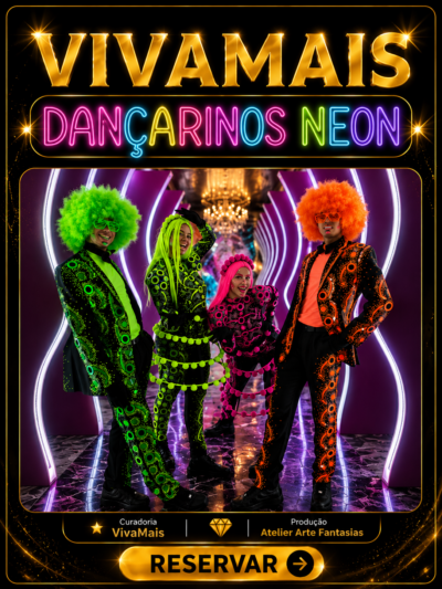 Dançarinos Neon - Combo 4 Artistas para Eventos e Festas Dançarinos Neon Combo 4 para eventos e festas em São Paulo