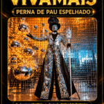 Perna de Pau Espelhado para Eventos e Festas