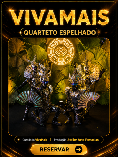 Quarteto Espelhado para Eventos e Festas Quarteto Espelhado - Atrações Premium VivaMais Eventos