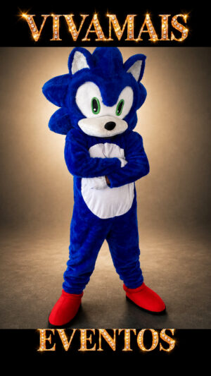 Sonic - Personagem Vivo Festa Infantil — VivaMais Eventos
