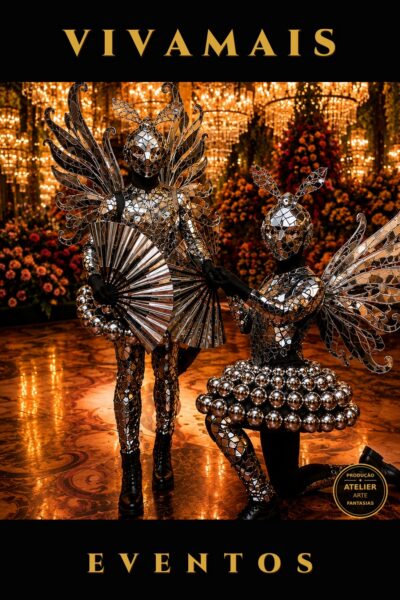 Pássaros Espelhados para Eventos e Festas Pássaros Espelhados para Eventos e Festas — Produção Atelier Arte Fantasias