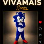Sonic Personagem Vivo para Festa Infantil