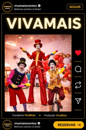 Combo Circense VivaMais 3 Artistas