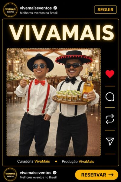 Dupla de Anões Tequileiros – Combo dupla de anões tequileiros animação para festa São Paulo