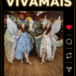 Fadas Azul e Branca para Festas e Eventos