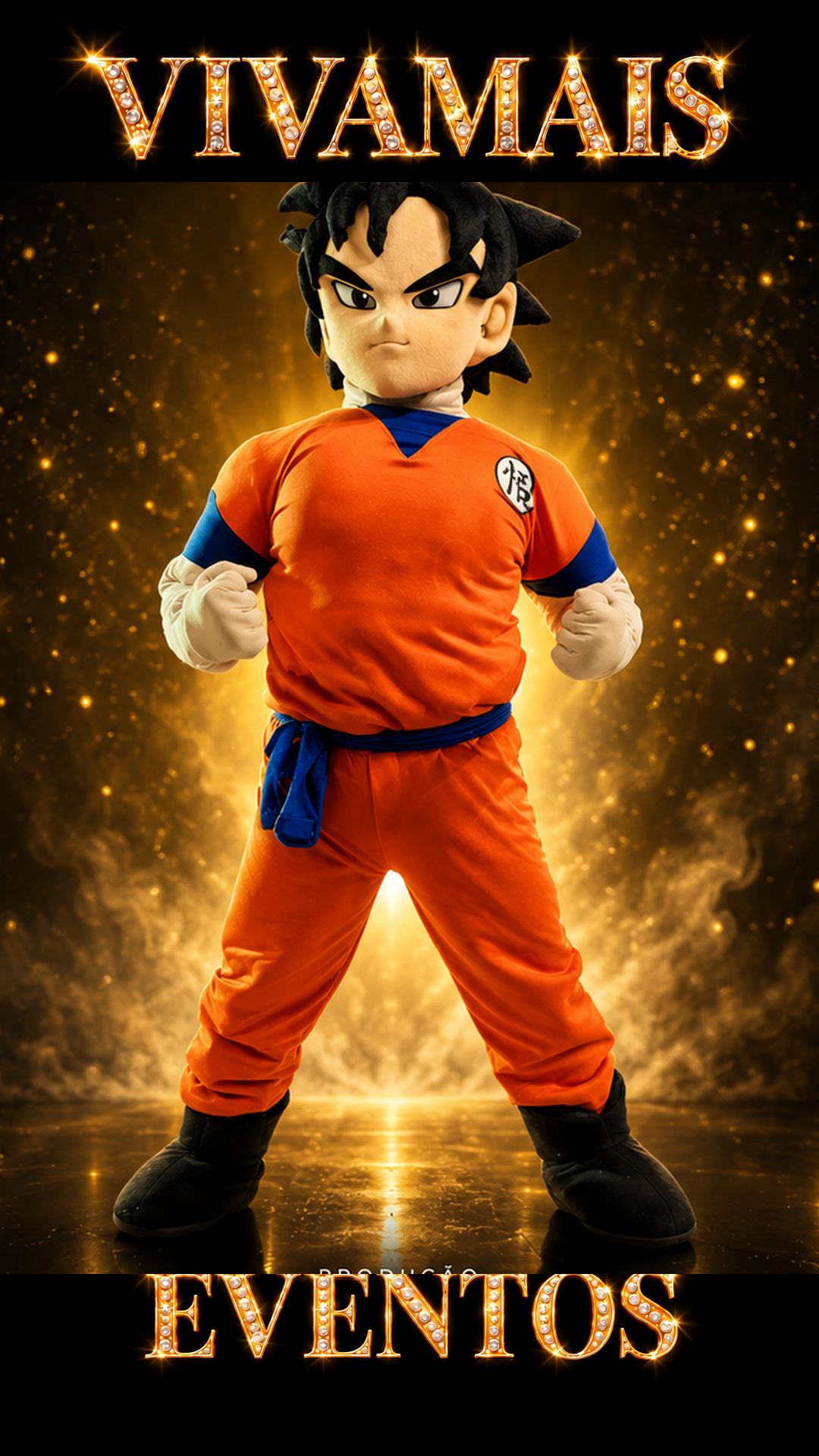 Goku - Personagem para Eventos Goku - Personagem para Eventos — VivaMais Eventos