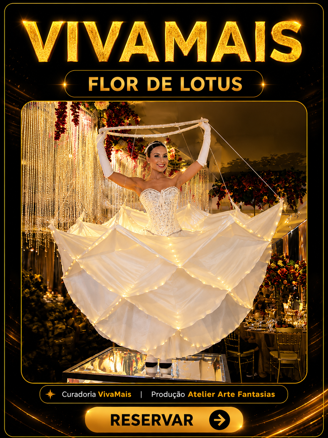 Flor de Lotus para casamento litoral SP