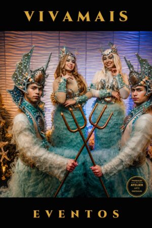 Início VivaMais Atlantis — Combo 4 Artistas — Produção Atelier Arte Fantasias