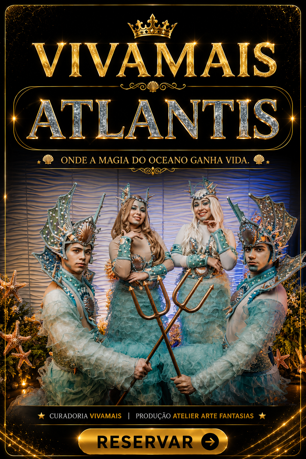VivaMais Atlantis — Combo 4 Artistas