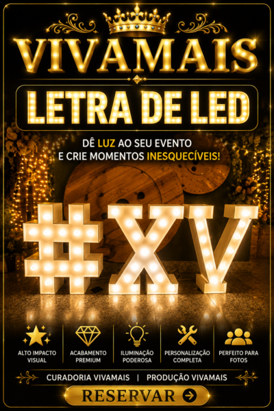 Letras de LED letras de led vivamais