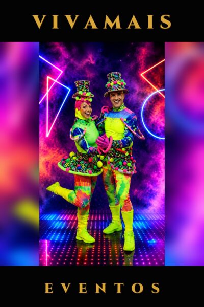 vivamais card animadores neon combo dupla