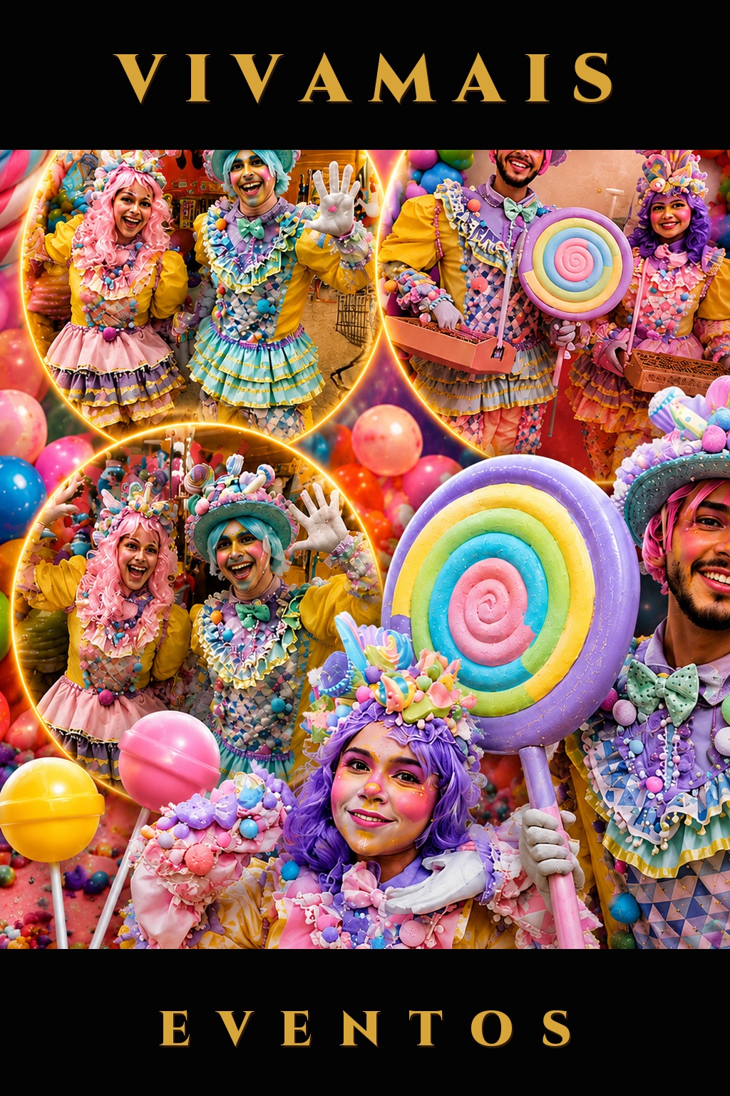 Candy Colors Docinho nos Eventos vivamais card candy colors docinho