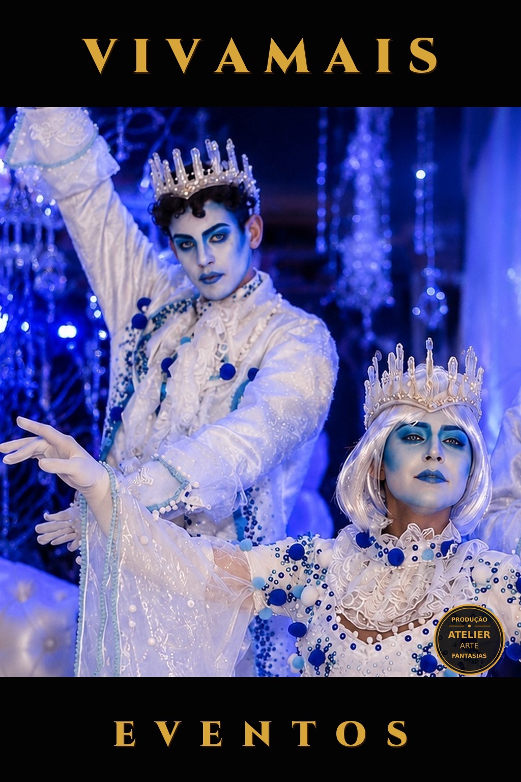 Dupla Corte Cristal — Atração Premium dupla corte cristal — produção atelier arte fantasias