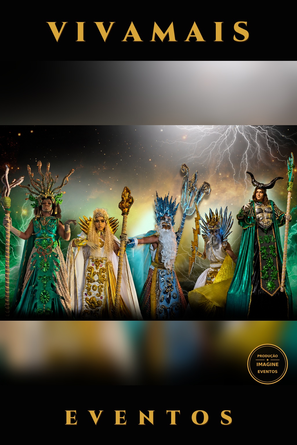 divindades da mitologia para eventos — vivamais imagine eventos