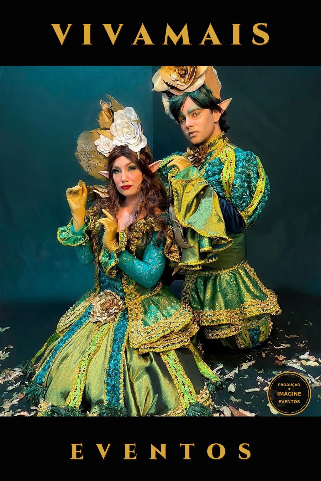 Dupla Verde e Dourada — Personagens para Festas dupla verde e dourada — personagens para festas