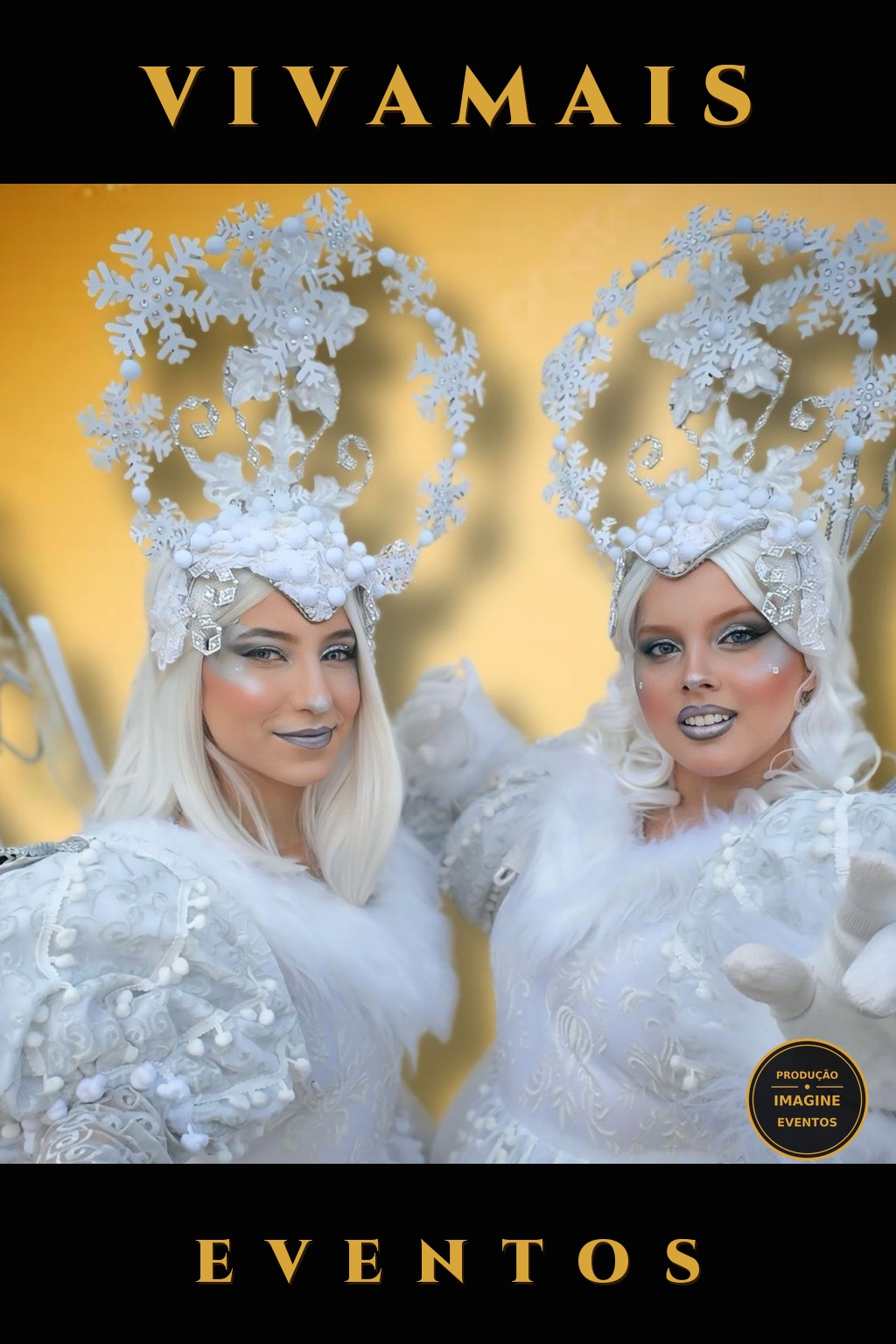 Fadas Brancas de Inverno — Personagens para Festas fadas brancas de inverno — capa