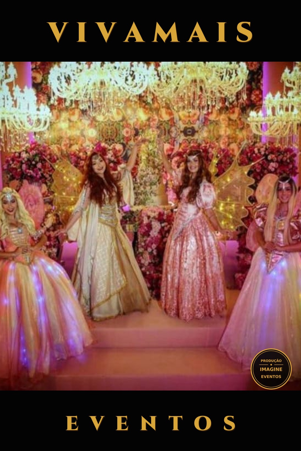 Fadas Rosadas — Personagens para Festas fadas rosadas — personagens para festas