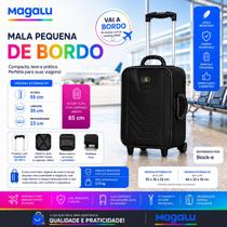 mala de viagem pequena de bordo 10kg anac com alças e 2 rodinhas village