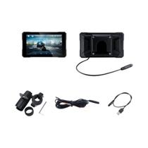 tela de navegação gps portátil para motocicleta com carplay sem fio de 5.0 polegadas e android auto ekiy