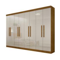 guarda roupa casal hera mdf 8 portas e 4 gavetas rufato