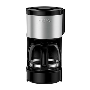 cafeteira elétrica arno cfpi perfectta 12 xícaras 650w 220v preto/inox