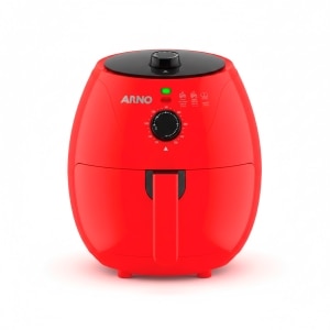 fritadeira elétrica arno easy fry 3,2 litros 1200w 220v vermelho