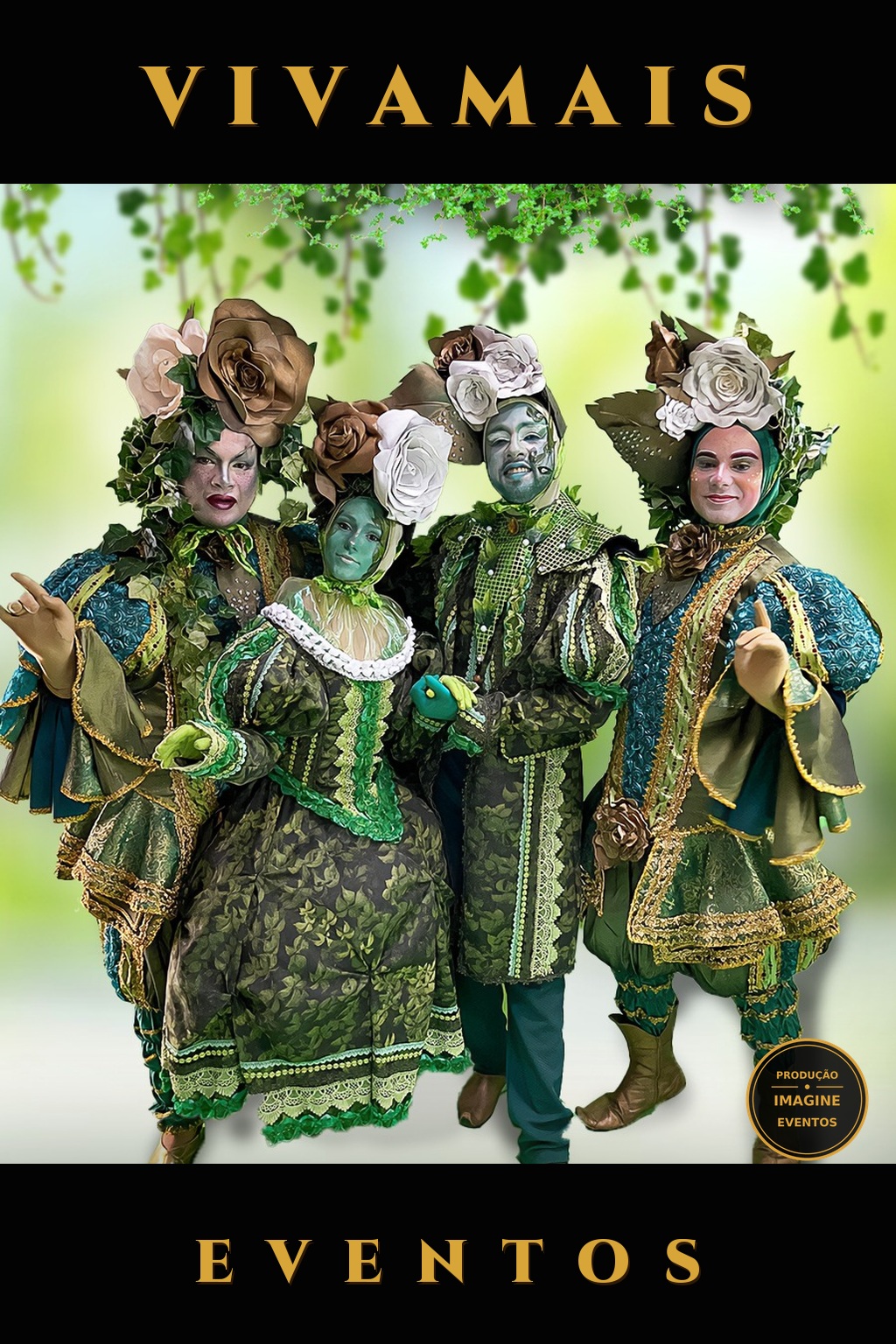 Trupe Verde da Floresta — Personagens para Festas trupe verde da floresta — personagens para festas