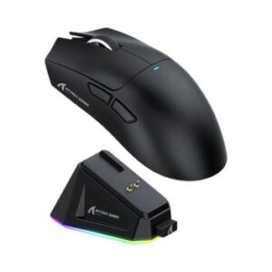 Mouse gamer sem fio Attack Shark X11 com base de carregamento