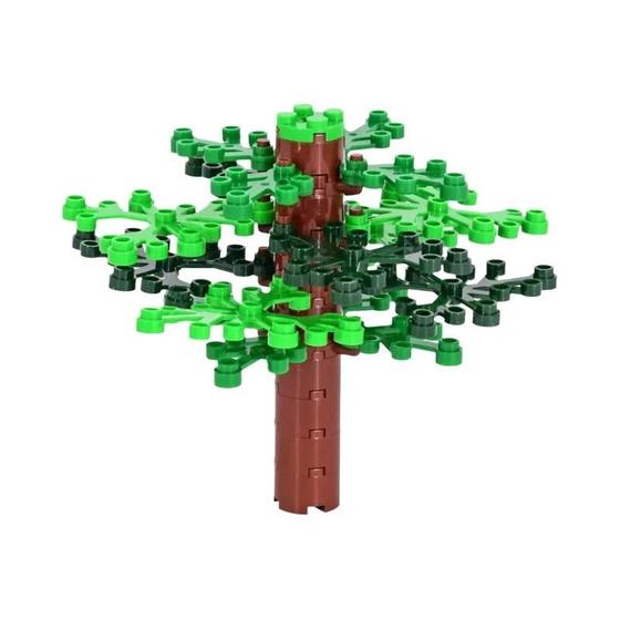 Conjunto De Blocos De Montar MOC: Cenário Urbano De Selva E Parque Florestal - Brinquedos De Blocos - BRICKPANDA