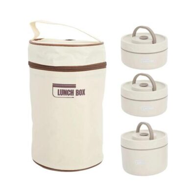 Marmita Térmica De Aço Inoxidável Isolada Com Bolsa Para Estudantes, Recipiente Portátil - Qiilu Marmita Térmica De Aço Inoxidável Isolada Com Bolsa Para Estudantes, Recipiente Portátil - Qiilu