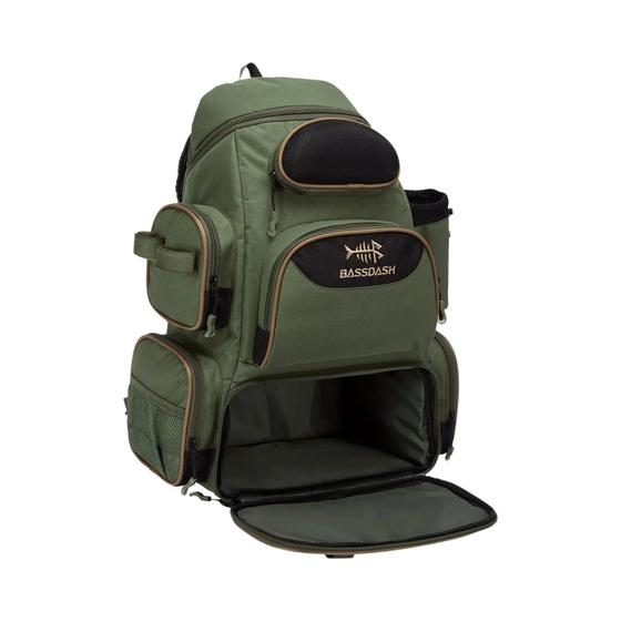 Mochila de Pesca Bassdash - Leve e Tática com Caixa Multifuncional