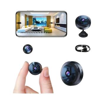 Câmera Mini WiFi Sem Fio Com Visão Noturna, Detecção De Movimento, Bateria Recarregável E Controle câmera mini wifi sem fio com visão noturna, detecção de movimento, bateria recarregável e controle