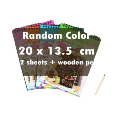 Caderno De Arte Com Raspagem Arco-Íris, 12 Folhas, Brinquedo De Pintura E Desenho DIY Para Crianças - Brozebra Caderno De Arte Com Raspagem Arco-Íris, 12 Folhas, Brinquedo De Pintura E Desenho DIY Para Crianças - Brozebra