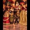 Baile de Máscaras — quarteto com 4 personagens de máscaras venezianas VivaMais