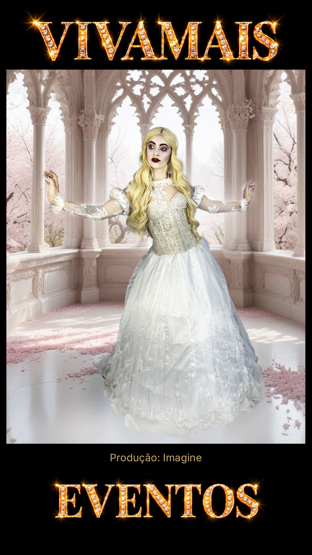 Alice no País das Maravilhas — Recepção Encantada Atração para festas — Imagine — VivaMais Eventos