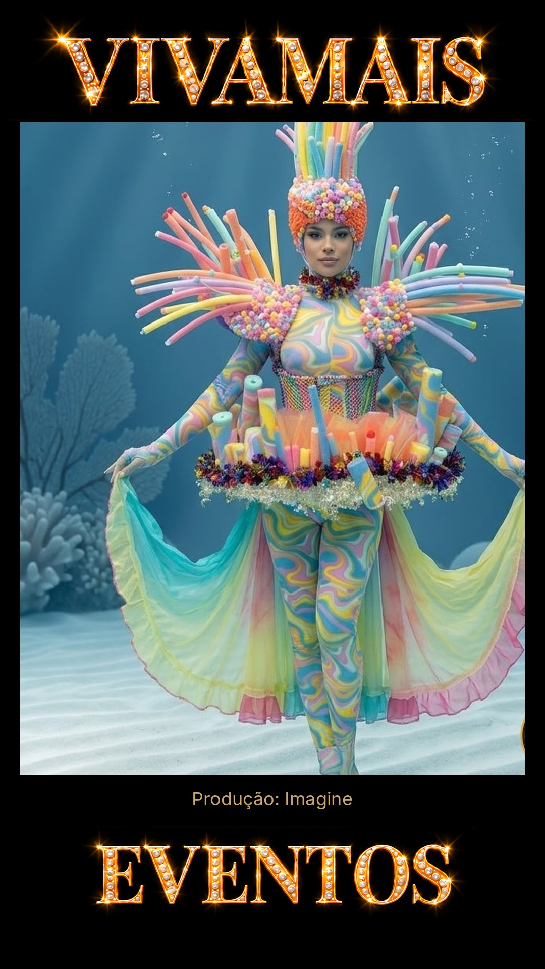Personagens Fundo do Mar para Eventos GO Atração para festas — Imagine — VivaMais Eventos